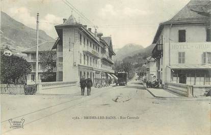 CPA FRANCE 73 "Brides les Bains, Rue centrale".