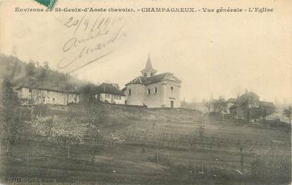 CPA FRANCE 73 "Champagnieux, Vue générale".