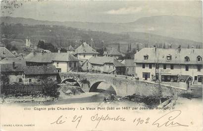 CPA FRANCE 73 "Cognin, Le vieux pont".