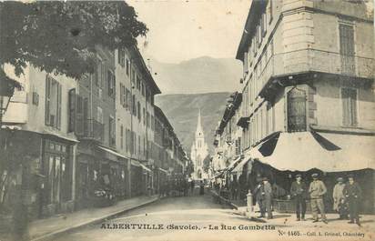 CPA FRANCE 73 "Albertville, La rue Gambetta".