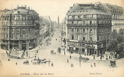 CPA FRANCE 75 "Paris, rue de la Paix"