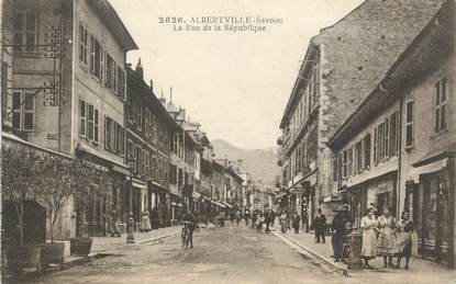 CPA FRANCE 73 "Albertville, Rue de la République ".