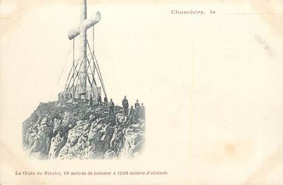CPA FRANCE 73 "Chambéry, La croix du Nivolet".