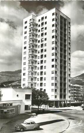 CPSM FRANCE 73 "Chambéry, Entrée de la piscine et immeuble La Tour du Stade". / ARCHITECTURE