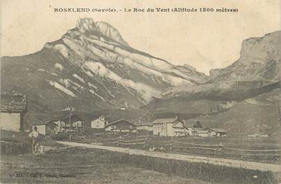 CPA FRANCE 73 "Roselend, Le roc du vent ".