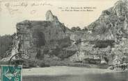 46 Lot CPA FRANCE 46 "Souillac, Le port de Pinsac et les ruines".