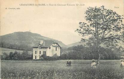 CPA FRANCE 38 "Charavines les Bains, Tour de Clermont Tonnerre".