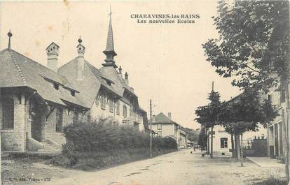 CPA FRANCE 38 "Charavines les Bains, Les nouvelles écoles".