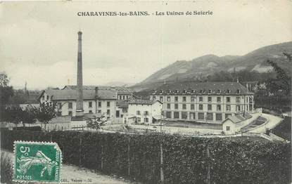 CPA FRANCE 38 "Charavines les Bains, Les usines de soierie".