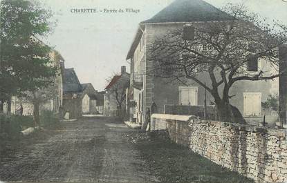 CPA FRANCE 38 "Charette, Entrée du village".