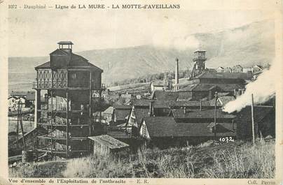 CPA FRANCE 38 "Ligne de la Mure - La Motte d'Aveillans". / MINES