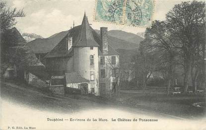 CPA FRANCE 38 "Ponsonnas, Le château".