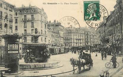 CPA FRANCE 38 "Grenoble, La Place Grenette".