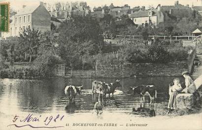 CPA FRANCE 56 "Rochefort en Terre, L'Abreuvoir"