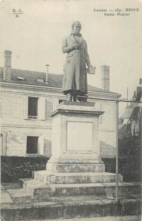 CPA FRANCE 19 "Brive, Statue Majour".