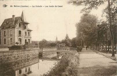 CPA FRANCE 19 "Brive, La Guierie, les bords du canal".