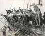 PHOTO ORIGINALE / FINLANDE "1949, finnois et esthoniens arrivant à Miami"