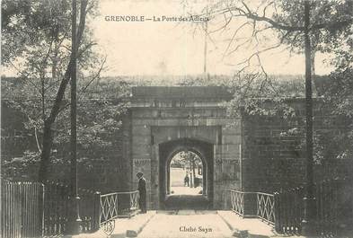 CPA FRANCE 38 " Grenoble, La porte des Adieux".