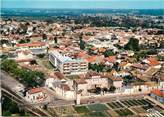 24 Dordogne CPSM FRANCE 24 "Montpon Menesterol, Vue générale aérienne".