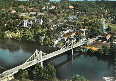 CPSM FRANCE 24 "Grolejac Le Port, Le pont sur la Dordogne".