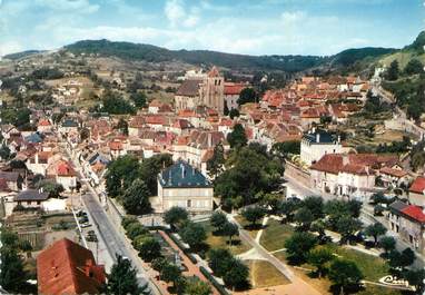 CPSM FRANCE 24 "St Cyprien, Vue générale aérienne".