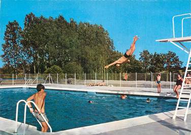 CPSM FRANCE 18 "Aubigny sur Nere, La piscine".