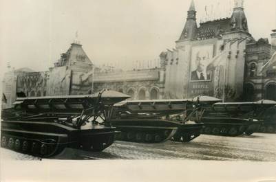 PHOTO ORIGINALE / RUSSIE " 'l'URSS célèbre le 40ème anniversaire de la révolution d'octobre"