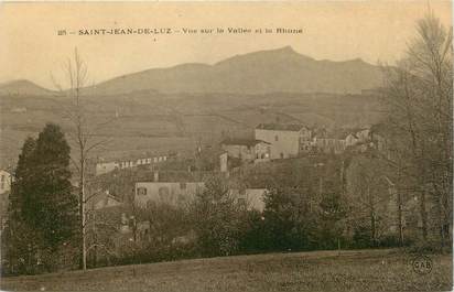 CPA FRANCE 64 "St Jean de Luz, Vue sur la vallée et la Rhune".