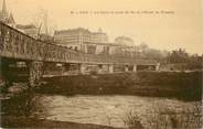 64 PyrÉnÉe Atlantique CPA FRANCE 64 "Pau, Le Gave, le pont de fer et l'hôtel de france".