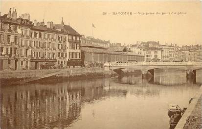 CPA FRANCE 64 "Bayonne, Vue prise du pont du génie".