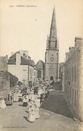 CPA FRANCE 56 "Carnac, Procession"