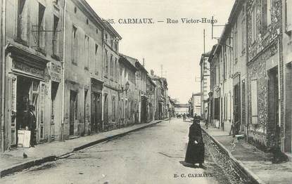 CPA FRANCE 81 "Carmaux, Rue Victor Hugo".