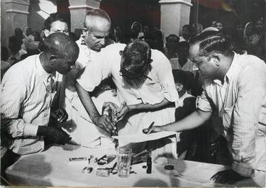 PHOTO ORIGINALE / INDE "1951, Serment de fidélité de la patrie"