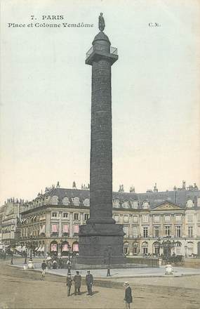 CPA FRANCE 75001 "Paris, Place et colonne Vendôme"