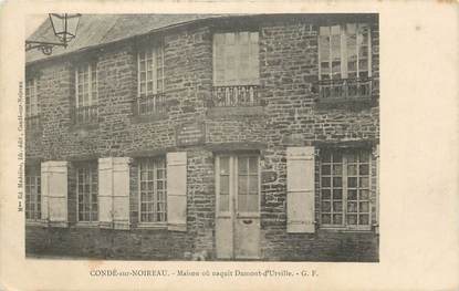 CPA FRANCE 14 "Condé sur Noireau, Maison où naquit Dumont d'Urville".