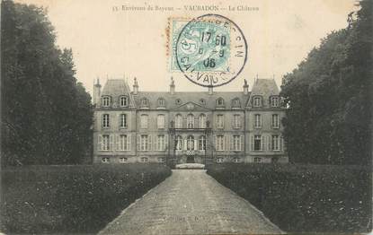 CPA FRANCE 14 "Vaubadon, Le château".