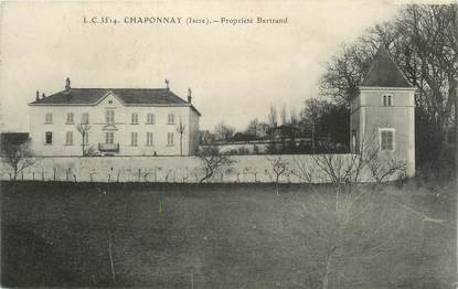 CPA FRANCE 38 "Chaponnay, Propriété Bertrand".