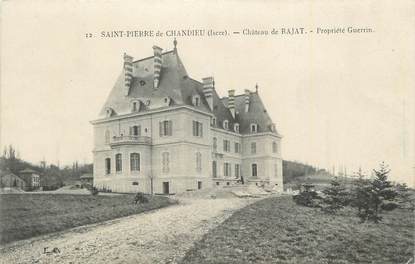 CPA FRANCE 38 "St Pierre de Chandieu, Château de Rajat"