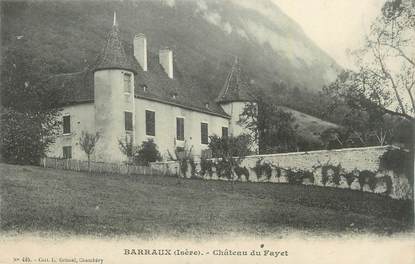 CPA FRANCE 38 "Barraux, Château du Fayet".