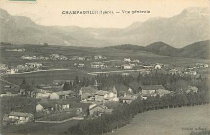 CPA FRANCE 38 "Champagnier, Vue générale".