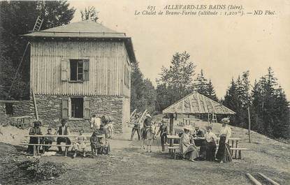 CPA FRANCE 38 "Allevard les Bains, Le chalet de Brame Farine".