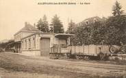 38 Isere CPA FRANCE 38 "Allevard les Bains, La gare".