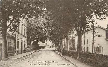 CPA FRANCE 38 "La Cote St André, Avenue Hector Berlioz".