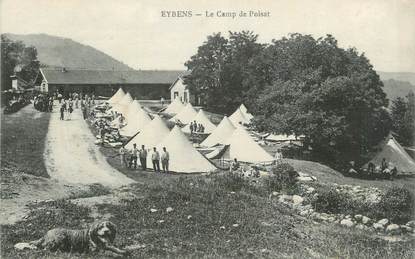 CPA FRANCE 38 "Eybens, Le camp de Poisat".