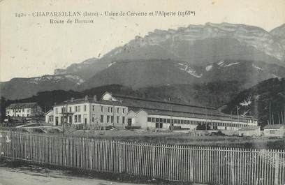 CPA FRANCE 38 "Chapareillan, Usine de Cervette et l'Alpette".