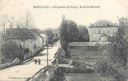 CPA FRANCE 38 Montallieu, Joli quartier du Furon".