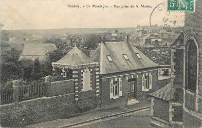 CPA FRANCE 80 " Combles, La montagne vue prise de la Mairie".