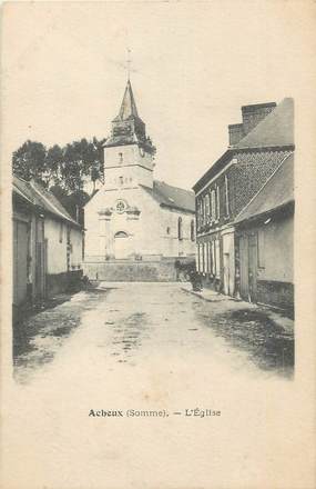 CPA FRANCE 80 " Acheux, L'église".