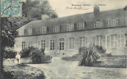 CPA FRANCE 80 " Becquigny, Le château".