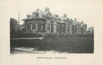 CPA FRANCE 80 " Conty, Cité Battersby".